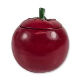McCoy Pottery Red Ceramic Tomato Cookie Jar