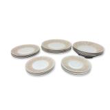 20pc Rosenthal Goldstrahlen Porcelain Dinnerware Set, Service for 4