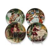 4pc Edwin M. Knowles King and I Plates by William Chambers