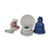 4pc Wedgwood and Bing and Grondahl Porcelain Items