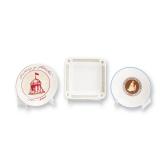3pc Wedgwood Bone China Commemorative Trinket Dishes
