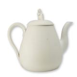 19th Century Wedgwood Unglazed Drabware Teapot with Widow Finial