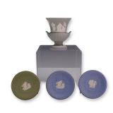 4pc Wedgwood English Jasperware Urn and Dishes