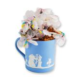 Wedgwood Blue Jasperware Rose Quartz Tree