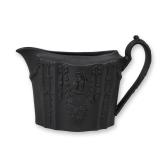 Wedgwood Black Basalt Neo-classical Relief Creamer