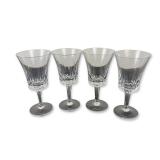 4pc Gorham Crystal Wine Glass, Richelieu-Rondo Pattern