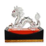 2pc Swarovski Crystal 1997 SCS Annual Edition Figurine, The Dragon with Base