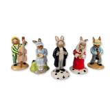 5pc Royal Doulton Bunnykins Figurines