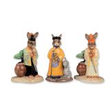 Trio of Royal Doulton Bunnykins Oriental Figurines