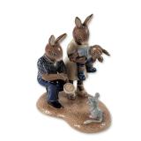 Royal Doulton Bunnykins Prince George Meets A Bilby Figurine