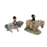 Two Royal Doulton and Beswick Thelwell Pony Figurines