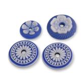 Group of Four Jasperware-Style Medallions