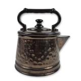 McCoy Ceramic Hammered Pewter-Tone Pitcher