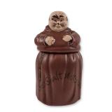 Vintage Ceramic Monk Thou Shalt Not Steal Cookie Jar