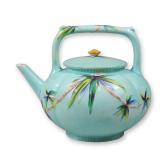 Wedgwood Majolica Bamboo Pattern Tropical Teapot