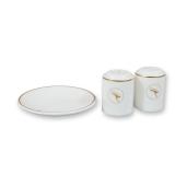 A Trio of Wedgwood Qantas Airways Bone China Airline Service Tableware