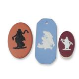 3pc Wedgwood Jasperware Cameos and Plaque