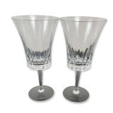 Pair of Gorham Richelieu-Rondo Crystal Water Goblet