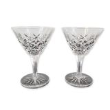 Pair of Crystal Wine Glasses