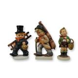 3pc Goebel Hummel Porcelain Figurines