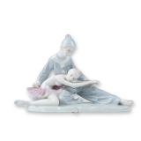 KPM Arnart Porcelain Figurine, Pierrot and Ballerina
