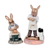 Pair of Royal Doulton Bunnykins Figurines