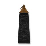 Wedgwood Black Basalt Egyptian Revival Obelisk Pendant