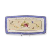 Wedgwood Sarah's Garden Queen's Ware Commemorative Platter Signed Sarah Duchess of York 2000