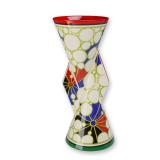Wedgwood Bizarre by Clarice Cliff Collection Limited Edition Sliced Circle Pattern Yo-Yo Vase