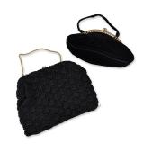 Two Vintage Black Evening Bags including Milgrim