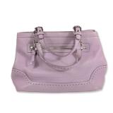 Coach Lavender Hamptons Leather Satchel Handbag