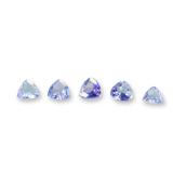 5pc Violet Blue Tanzanite Stones