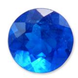 Round Brilliant Cut Blue Hauyne Gemstone