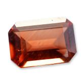 Loose Emerald Cut Orange Labradorite
