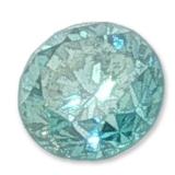 Loose Round Cut Blue Diamond