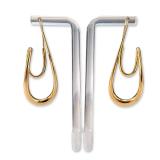 Michael Good 18K Yellow Gold Double Twisted Ear Drop Earrings