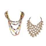 5pc Assortment of Artisanal Bead Necklaces