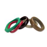 Collection of Six Mid-Century Vintage Bakelite and Plastic Bangle Bracelets