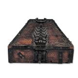 Indian Kerala Malabar Wood and Iron Box