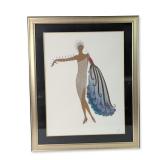 Erte (Romain de Tirtoff) (Russian/French, 1892-1990), Embossed Serigraph on Paper, Signed & Numbered