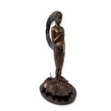 Erte (Russian/French, 1892-1990) Art Deco Bronze Sculpture, Autumn, Signed & Numbered