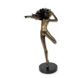 Bob Bennett (American, 20th Century), Artist Proof Bronze Sculpture, Raindancer, Signed