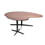 Pair of Modern Solid Walnut Nesting Tables