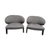Pair of ScanDesign Italian Contemporary Lounge Chairs