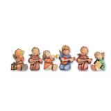 Collection of Six Goebel Hummel Musical Angels Figurines