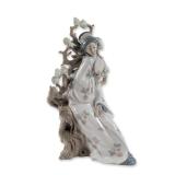 Lladro Figurine Porcelain Geisha