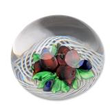 Saint-Louis France Crystal Lampwork Fruit Paperweight