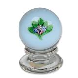 Francis D. Whittemore Millefiori Pedestal Art Glass Paperweight