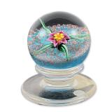 Charles Kaziun Junior Miniature Glass Pedestal Paperweight