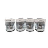 4pc Pasabahce Turkey Crystal Old Fashioned Glasses
